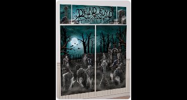 AMSCAN - Duistere kerkhof muurdecoraties