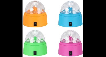 Discolamp speelgoed met 6 LED lampjes - multicolor verlichting.