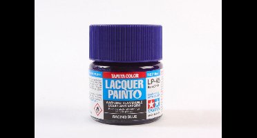 Tamiya Hobbyverf Olieverf - LP-45 Racing Blue - Gloss - Lacquer Paint - Verf potje - 10 ml