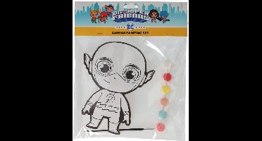 Canvas Schilderen DC Comics - Flash incl Penseel en 6 kleuren verf