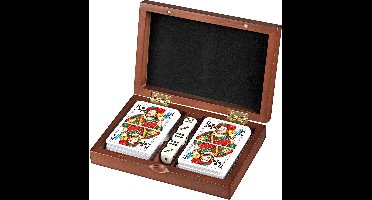 Philos RommÃ©, Set Speelkaarten met Dobbelsteen Set (5 stuks)