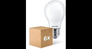 Voordeelpak 6x Philips Corepro LED Lamp E27 Peer Mat 8.5W 1055lm - 830 Warm Wit | Vervangt 75W