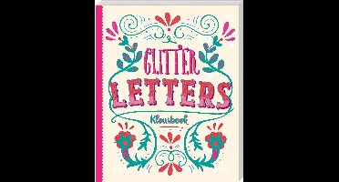 Glitterkleurboek Letters