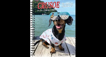 Crusoe the Celebrity Dachshund 2024 6.5 X 8.5 Engagement Calendar