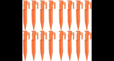 Benson Tentharing - 16x - kunststof - 15 cm - tentpennen/zandharing - robuust - extra stevig