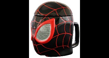 Spider-Man Spider-Man 3D mok met deksel Kop meerkleurig Keramiek -