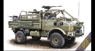 ACE Modelbouwpakket Militaire voertuigen - 72458 4x4 Unimog for long-range Patrol Missions JACAM Plastic - 1:72 - Modelbouw