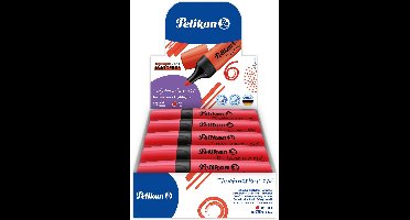 Pelikan Textmarker 490 - Markeerstift - Rood - 10 stuks