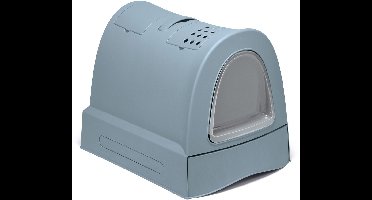 Imac Kattenbak Zuma 2Nd Life Met Schuiflade Avio Blauw