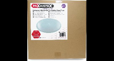 Paxanpax 32 cm glasplaat voor magnetron - draaiplateau - met 3 inkepingen