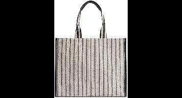 Ted Baker Riveren Woven Webbing Shopper Navy Crème