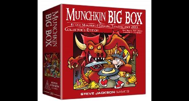 Steve Jackson Games Munchkin Big Box – Kaartspel – Collector’s Edition – Meer dan 650 kaarten – Inclusief speelborden en dobbelstenen - Engelstalig