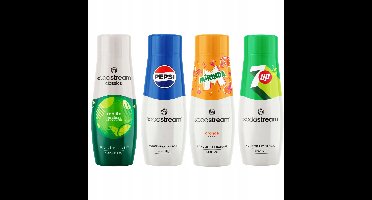 Sodastream Serie - Limonadesiropen - Pepsi - Mirinda - 7Up