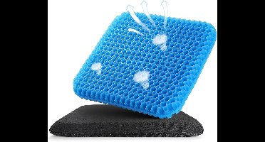 Gelkussen voor Zitontlasting - Zitkussen - Ergonomisch Kussen voor Stoel