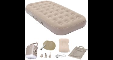 Luchtbed met Ingebouwde Pomp - Air Mattress - Inclusief Opbergtas