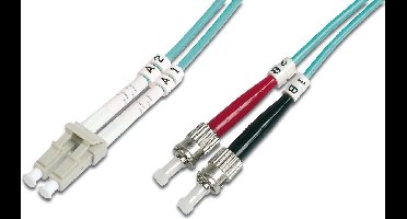 Digitus DK-2531-03/3 Glasvezel kabel 3 m LC ST Turkoois