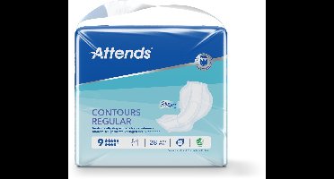 Attends incontinentie Inlegger contours 9 - incontinentie-inlegkruisjes