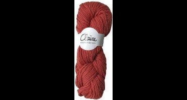 byClaire chunky cotton 004 brick - Haakgaren / Breigaren