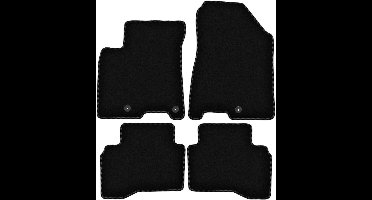 BASIC zwarte velours matten voor: Kia Niro crossover (2016-)