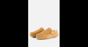 Warmbat Earlod Suede Heren Sloffen - Cognac