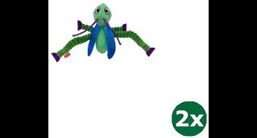 Kong crackles sprinkhaan 2x 15x5x15 cm