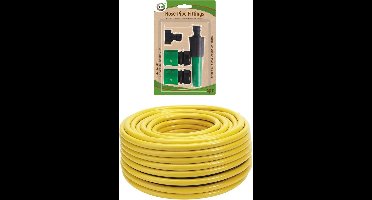 Hendrik Jan Tuinslang 25 meter - anti knik - 13mm - met koppelstukken/spuitstuk set