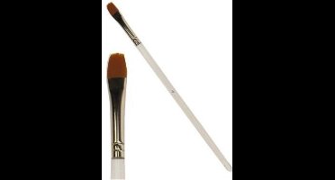 Penseel plat met ronde top � 8 mm