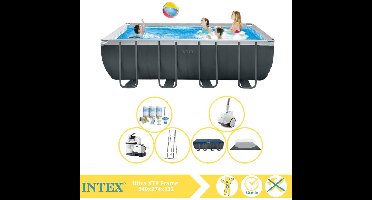 Intex Ultra XTR Frame Zwembad - Opzetzwembad - 549x274x132 cm - Inclusief Onderhoudspakket en Zwembad Stofzuiger