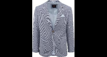 Suitable Colbert Leek Blauw - Maat 50 - Heren blazer