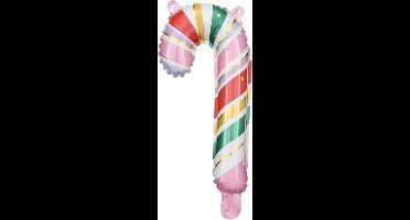 Partydeco - Kerst Folieballonnen Candy Cane mix - 5 stuks