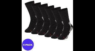 Apollo (Sports) - Thermo Wandelsokken - Zwart - Maat 35/38 - 6-Pack - Voordeelpakket