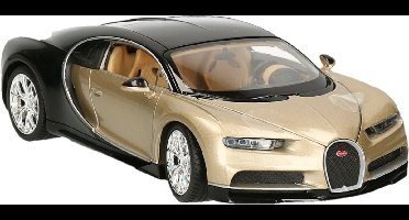 Welly Modelauto - Bugatti Chiron 2017 - goud - 19cm - schaal 1:24 - speelgoedauto