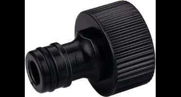 BLACK+DECKER Kraanstuk 3/4''-1'' - ⌀ 19-25 CM - Koppelstuk - Kunststof - Zwart