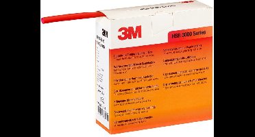 3M™ krimpkous dunwandig Ø9/3mm (3:1) 7 meter rood - per 3 stuks (7000099144)