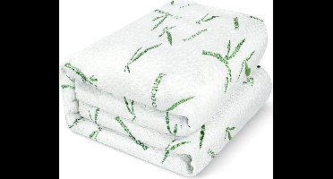 Waterdichte Bamboe Matrasbeschermer 90 x 200 x 30 cm, Premium Matrashoes, Ademend, Fitted Style, Rondom Elastiek