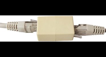 4x UTP - RJ45 Netwerk Ethernet Internet Kabel Verlengstukje Koppelstuk - geschikt voor Cat5/Cat5e/Cat6 - Pless®