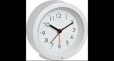 TFA Dostmann 60.1029.02 Wekker Quartz Wit Alarmtijden: 1