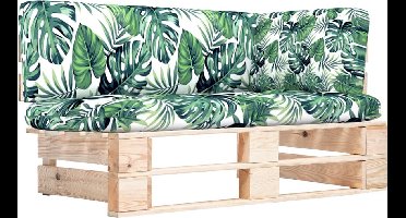 vidaXL - Tuinhoekbank - pallet - geïmpregneerd - grenenhout