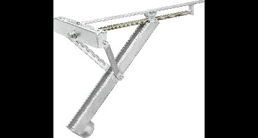 ProPlus Caravanhoeksteun - Uitdraaisteun - Opdraaisteun - Caravansteun - Steunpoot - 450 kg Draagvermogen - Compact - Hoeksteun aanhangwagen- 66,3 x 27,8 cm H:51,2 cm