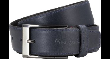 PIERRE CARDIN leren heren riem - marineblauw