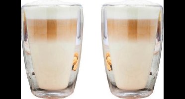 Hi Latte Macchiato Glazen - Transparant - 2 stuks