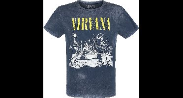 Nirvana Stage Heren T-shirt - marineblauw - 3XL