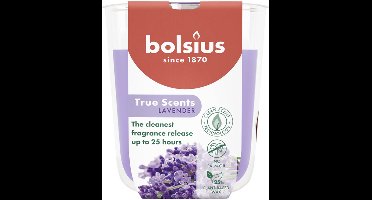 6 stuks Bolsius geurglas lavendel - lavender geurkaarsen 80/73 (25 uur) True Scents