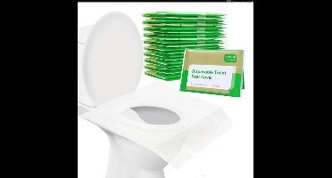 Toiletbrilhoezen | 20 stuks | WC-bril hoes | Oplosbaar in Water | Ideaal voor Thuis en Onderweg