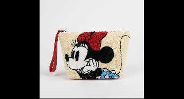 Disney Minnie Mouse Make-up tas, Toilettas - 100% Polyester (22 x 14 x 6 cm)