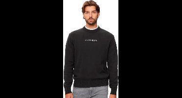 Guess Jeans Emb Trui Bruin L Man