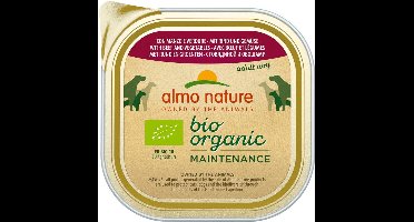 Almo Nature Bio Organic Maintenance Hondenvoer Rund & Groenten - 18 x 300 gr - Voordeelverpakking