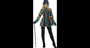 Neon Jas Schedel Halloween Vrouw - Maat 42