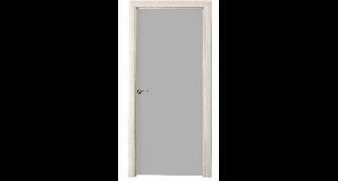 Deurposter 90x235 cm - Deursticker Grijs - Effen print - Meubelfolie zelfklevend - Deurfolie woonkamer - Interieurfolie fotobehang - Deur plakfolie - Deurstickers - Deurbehang sticker - Kamer decoratie