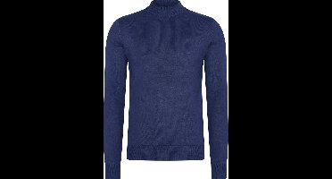 Mario Russo Turtle Neck - Trui Heren - Sweater Heren - Coltrui Heren - XXL - Navy